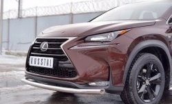 17 999 р. Защита переднего бампера (Ø63 мм, нержавейка) SLITKOFF Lexus NX200 Z10 дорестайлинг (2014-2017)  с доставкой в г. Набережные‑Челны. Увеличить фотографию 4