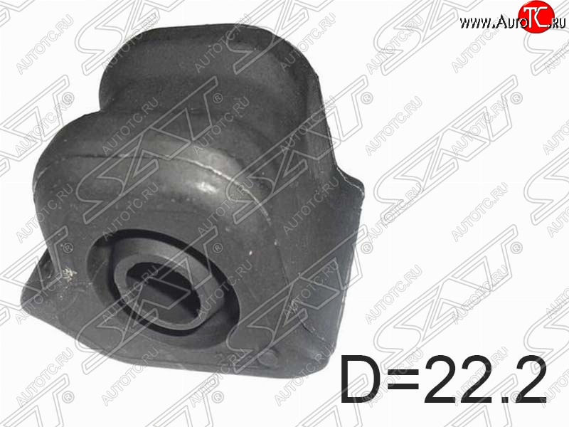 186 р. Правая резиновая втулка переднего стабилизатора SAT (D=22.2, 2AZFE) Toyota Avensis T270 седан дорестайлинг (2008-2011)  с доставкой в г. Набережные‑Челны