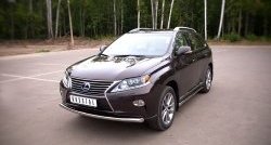 15 749 р. Одинарная защита переднего бампера диаметром 63 мм SLITKOFF  Lexus RX270  AL10 - RX450H  AL10  с доставкой в г. Набережные‑Челны. Увеличить фотографию 4