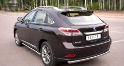 16 799 р. Одинарная защита заднего бампера из трубы диаметром 63 мм SLITKOFF  Lexus RX270  AL10 - RX450H  AL10  с доставкой в г. Набережные‑Челны. Увеличить фотографию 4