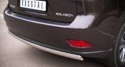 16 849 р. Защита заднего бампера (Ø75x42 мм, нержавейка) Russtal Lexus RX350 AL10 дорестайлинг (2008-2012)  с доставкой в г. Набережные‑Челны. Увеличить фотографию 3