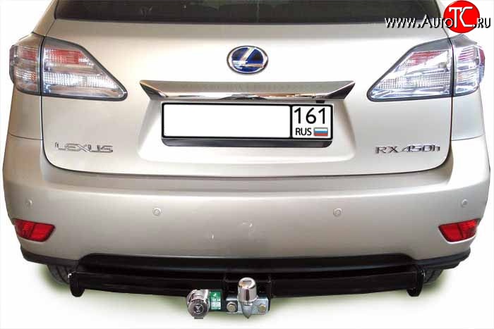 8 349 р. Фаркоп Лидер Плюс (до 1200 кг) Lexus RX450H AL10 дорестайлинг (2009-2012) (Без электропакета)  с доставкой в г. Набережные‑Челны