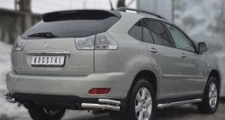 21 999 р. Защита порогов из круглой трубы диаметром 63 мм SLITKOFF  Lexus RX300  XU30 - RX350  XU30  с доставкой в г. Набережные‑Челны. Увеличить фотографию 2