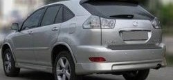 7 199 р. Накладка на задний бампер СТ v1 Lexus RX350 AL10 дорестайлинг (2008-2012) (Неокрашенная)  с доставкой в г. Набережные‑Челны. Увеличить фотографию 2