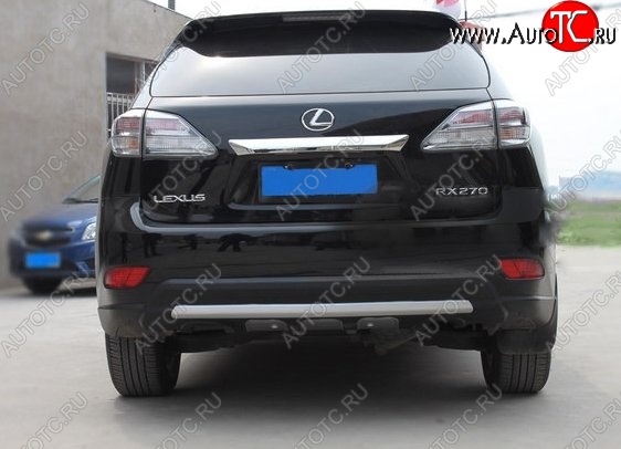 21 599 р. Накладка на задний бампер CT v3 Lexus RX350 AL10 дорестайлинг (2008-2012) (Неокрашенная)  с доставкой в г. Набережные‑Челны