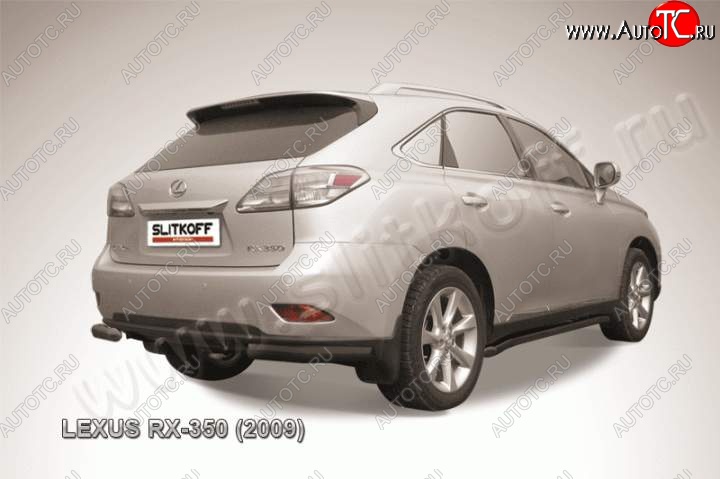 11 799 р. Уголки d76  Lexus RX350  AL10 (2008-2012) дорестайлинг (Цвет: серебристый)  с доставкой в г. Набережные‑Челны