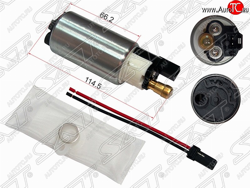 1 799 р. Насос топливный SAT (12V, 3BAR, 1,6 / 1,8 / 2,0)  Mazda 2/Demio  DE (2007-2014) дорестайлинг, рестайлинг  с доставкой в г. Набережные‑Челны