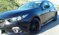 3 889 р. Клыки на передний бампер Style Mazda 3/Axela BM дорестайлинг седан (2013-2016) (Неокрашенные)  с доставкой в г. Набережные‑Челны. Увеличить фотографию 4