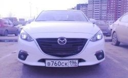 2 549 р. Рамка гос. номера Style Mazda 3/Axela BM дорестайлинг седан (2013-2016)  с доставкой в г. Набережные‑Челны. Увеличить фотографию 3