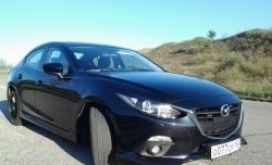 839 р. Реснички на фары M-Techno v2 Mazda 3/Axela BM дорестайлинг седан (2013-2016) (Неокрашенные)  с доставкой в г. Набережные‑Челны. Увеличить фотографию 4