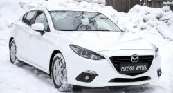 1 129 р. Реснички на фары RA  Mazda 3/Axela  BM (2013-2016) дорестайлинг седан (Неокрашенные)  с доставкой в г. Набережные‑Челны. Увеличить фотографию 7