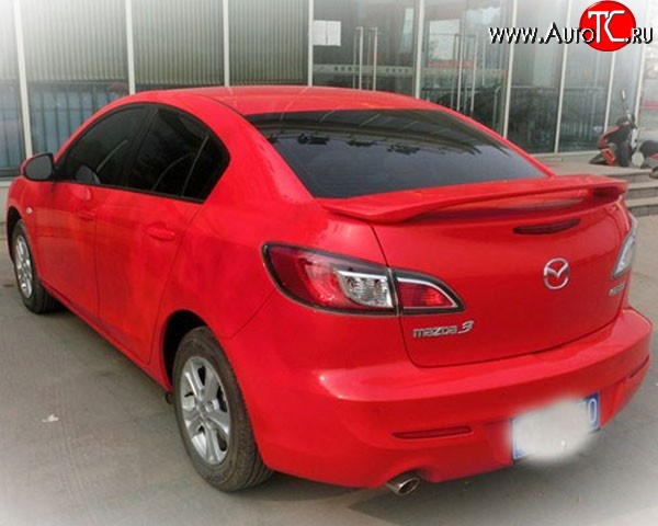 3 279 р. Спойлер M-VRS V2 Mazda 3/Axela BL дорестайлинг седан (2009-2011) (Неокрашенный)  с доставкой в г. Набережные‑Челны