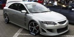 Пороги накладки Weber Sport Mazda 6 GG седан дорестайлинг (2002-2005)