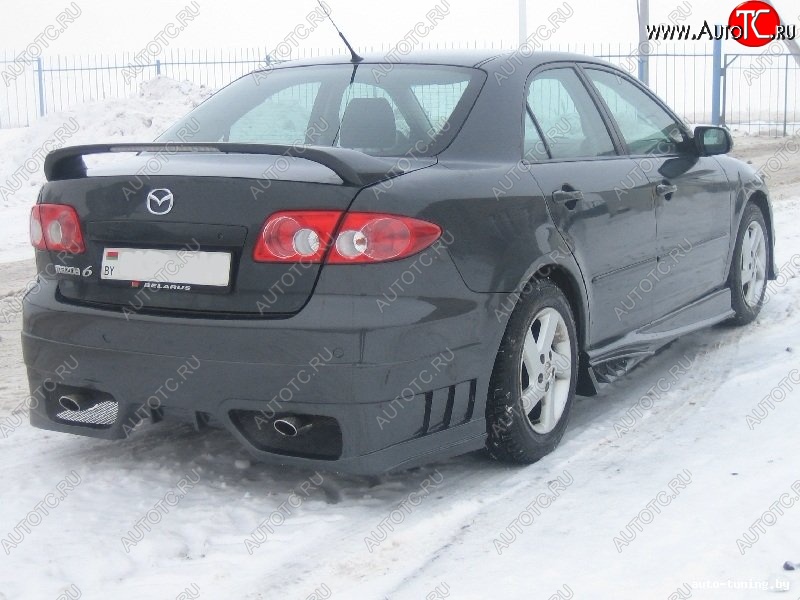 7 599 р. Задний бампер ST Mazda 6 GG седан дорестайлинг (2002-2005)  с доставкой в г. Набережные‑Челны