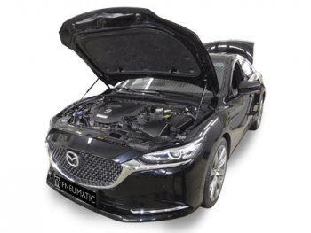 Упоры капота Pomogator Mazda 6 GJ 2-ой рестайлинг универсал (2018-2025)