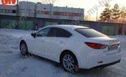 4 999 р. Козырёк на заднее стекло Boomer Design Mazda 6 GJ дорестайлинг седан (2012-2015) (Неокрашенный)  с доставкой в г. Набережные‑Челны. Увеличить фотографию 5