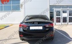 4 299 р. Козырёк на заднее стекло Sport Mazda 6 GJ 1-ый рестайлинг седан (2015-2018) (Неокрашенный)  с доставкой в г. Набережные‑Челны. Увеличить фотографию 8