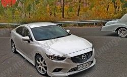 11 399 р. Пороги накладки SkyActivSport  Mazda 6  GJ (2012-2018) дорестайлинг седан, 1-ый рестайлинг седан (Неокрашенные)  с доставкой в г. Набережные‑Челны. Увеличить фотографию 2