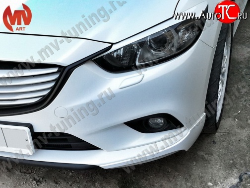 1 299 р. Реснички на фары Sport V2  Mazda 6  GJ (2012-2015) дорестайлинг седан (Неокрашенные)  с доставкой в г. Набережные‑Челны