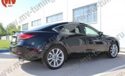 5 199 р. Лип спойлер Boomer Design Mazda 6 GJ дорестайлинг седан (2012-2015) (Неокрашенный)  с доставкой в г. Набережные‑Челны. Увеличить фотографию 2