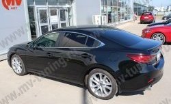 5 199 р. Лип спойлер Boomer Design Mazda 6 GJ дорестайлинг седан (2012-2015) (Неокрашенный)  с доставкой в г. Набережные‑Челны. Увеличить фотографию 4