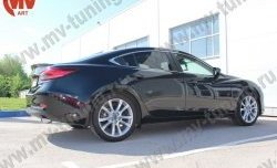 5 199 р. Лип спойлер Boomer Design Mazda 6 GJ дорестайлинг седан (2012-2015) (Неокрашенный)  с доставкой в г. Набережные‑Челны. Увеличить фотографию 7