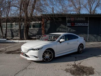 7 899 р. Решетка радиатора (Supreme с пакетом Plus и Executive, Grand Touring) MV tuning  Mazda 6  GJ (2012-2018) дорестайлинг седан, дорестайлинг универсал, 1 рестайлинг универсал, 1-ый рестайлинг седан (Неокрашенная)  с доставкой в г. Набережные‑Челны. Увеличить фотографию 3