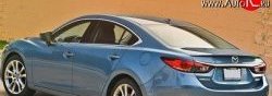 2 699 р. Лип спойлер M-VRS Mazda 6 GJ 1-ый рестайлинг седан (2015-2018) (Неокрашенный)  с доставкой в г. Набережные‑Челны. Увеличить фотографию 2