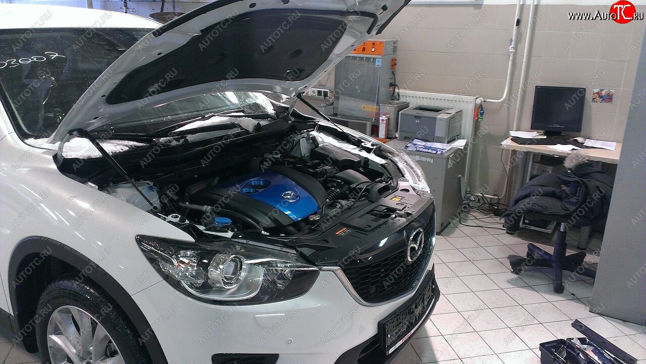 2 349 р. Упоры капота Russtal Mazda CX-5 KE дорестайлинг (2011-2014)  с доставкой в г. Набережные‑Челны