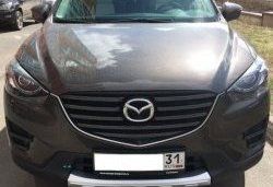 2 349 р. Накладка на передний бампер СТ v4 v4 Mazda CX-5 KE дорестайлинг (2011-2014) (Неокрашенная)  с доставкой в г. Набережные‑Челны. Увеличить фотографию 2