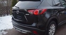 5 699 р. Лип спойлер CT Mazda CX-5 KE дорестайлинг (2011-2014) (Неокрашенный)  с доставкой в г. Набережные‑Челны. Увеличить фотографию 6