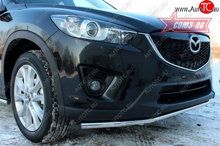 15 254 р. Защита переднего бампера одинарная Souz-96 (d42) Mazda CX-5 KE рестайлинг (2015-2017)  с доставкой в г. Набережные‑Челны