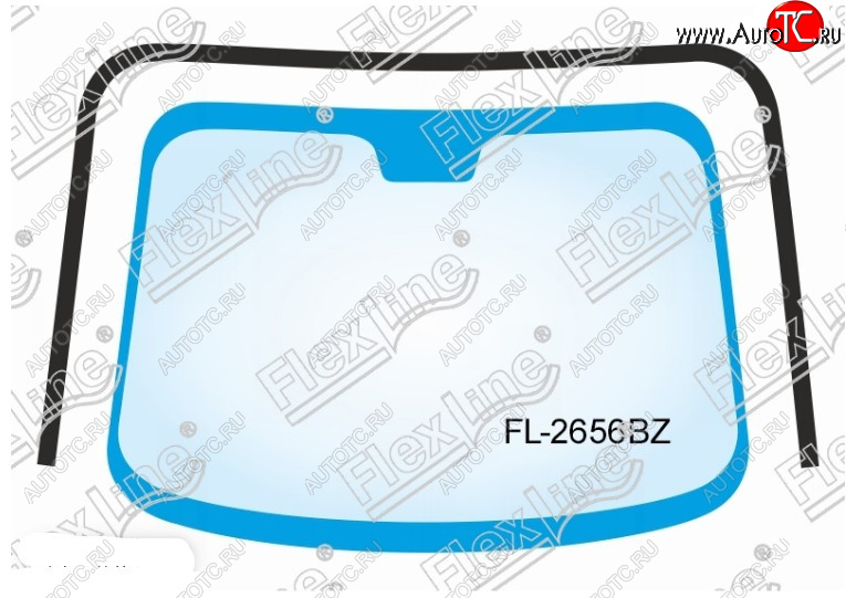 1 999 р. Молдинг лобового стекла FlexLine Mazda CX-7 ER дорестайлинг (2006-2010)  с доставкой в г. Набережные‑Челны