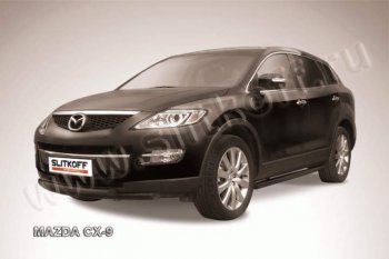 защита переднего бампера Slitkoff Mazda (Мазда) CX-9 (ЦХ-9)  TB (2007-2012) TB дорестайлинг, 1-ый рестайлинг