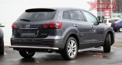 15 029 р. Защита заднего бампера рестайлинг Souz-96 (d60) Mazda CX-9 TB дорестайлинг (2007-2009)  с доставкой в г. Набережные‑Челны. Увеличить фотографию 2