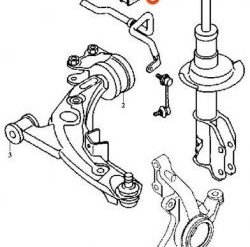 659 р. Полиуретановая втулка стабилизатора передней подвески Точка Опоры (31,5 мм) Mazda CX-9 TB дорестайлинг (2007-2009)  с доставкой в г. Набережные‑Челны. Увеличить фотографию 2