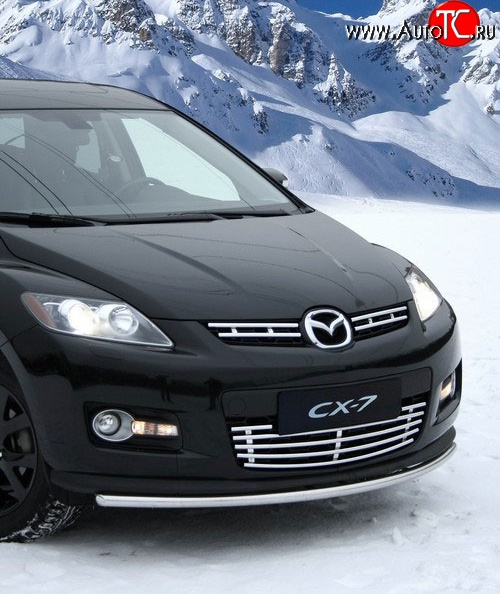 872 р. Декоративная вставка воздухозаборника Novline Mazda CX-7 ER дорестайлинг (2006-2010)  с доставкой в г. Набережные‑Челны