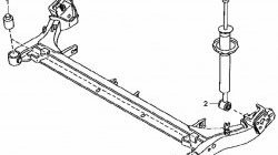 1 449 р. Полиуретановый сайлентблок балки задней подвески Точка Опоры Mazda 2/Demio DW дорестайлинг (1996-1999)  с доставкой в г. Набережные‑Челны. Увеличить фотографию 2