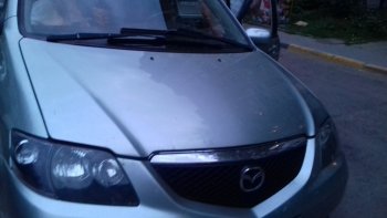 12 899 р. Капот стеклопластиковый Стандарт Mazda MPV LW дорестайлинг (1999-2002)  с доставкой в г. Набережные‑Челны. Увеличить фотографию 2