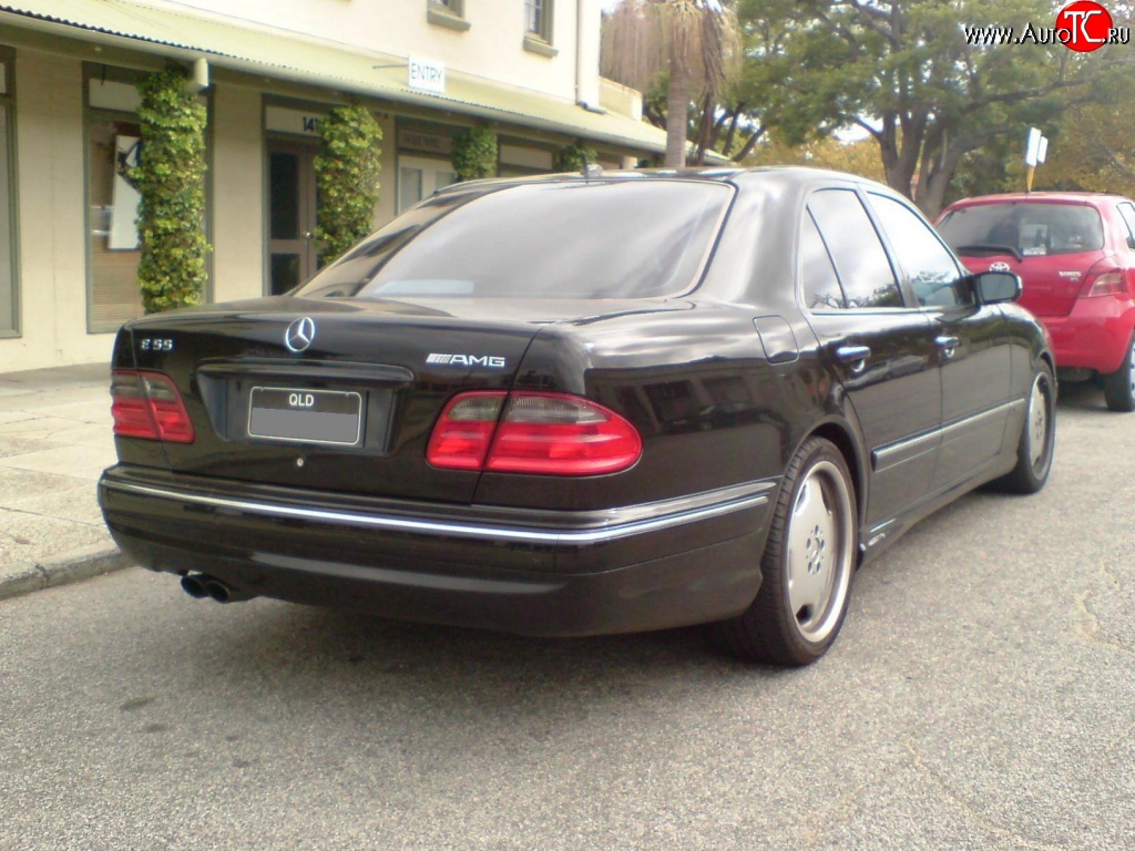 12 599 р. Задний бампер AMG Mercedes-Benz E-Class W210 дорестайлинг седан (1996-1999) (Неокрашенный)  с доставкой в г. Набережные‑Челны