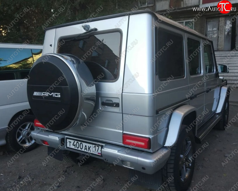 9 999 р. Колпак (крышка) запаски (R16-20) AMG KOLPAKA.NET Mercedes-Benz G class W463 5 дв. дорестайлинг (1989-1994) (наклейка AMG черная)  с доставкой в г. Набережные‑Челны