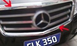 11 699 р. Накладка на решетку радиатора СТ Mercedes-Benz GLK class X204 рестайлинг (2012-2015)  с доставкой в г. Набережные‑Челны. Увеличить фотографию 2