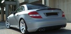 12 049 р. Пороги накладки AMG Style Mercedes-Benz SLK class R171 (2004-2010) (Неокрашенные)  с доставкой в г. Набережные‑Челны. Увеличить фотографию 2