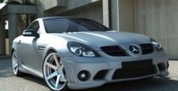 12 049 р. Пороги накладки AMG Style Mercedes-Benz SLK class R171 (2004-2010) (Неокрашенные)  с доставкой в г. Набережные‑Челны. Увеличить фотографию 3