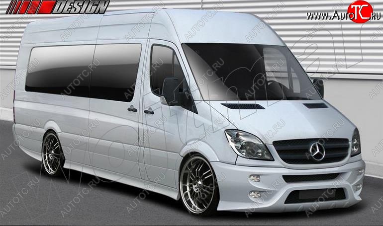 8 899 р. Передний бампер ST Mercedes-Benz Sprinter W906 (2006-2013)  с доставкой в г. Набережные‑Челны