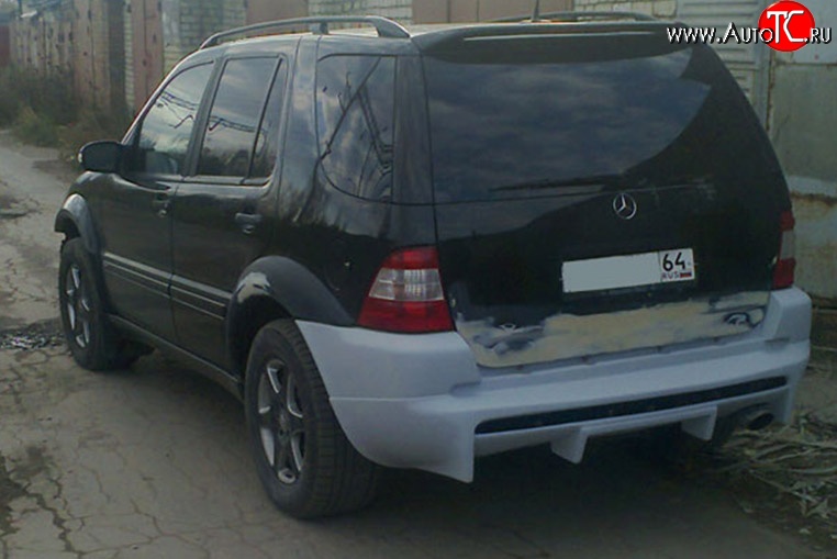 13 649 р. Задний бампер M-VRS Mercedes-Benz ML class W163 дорестайлинг (1997-2001) (Неокрашенный)  с доставкой в г. Набережные‑Челны