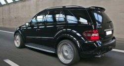 8 449 р. Накладки на колёсные арки CT Mercedes-Benz ML class W164 дорестайлинг (2005-2008) (Неокрашенные)  с доставкой в г. Набережные‑Челны. Увеличить фотографию 5