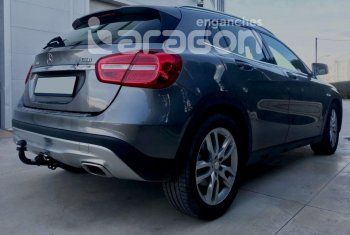 22 699 р. Фаркоп Aragon.(шар V) Mercedes-Benz GLA X156 дорестайлинг (2013-2017)  с доставкой в г. Набережные‑Челны. Увеличить фотографию 7