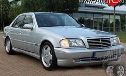 11 399 р. Передний бампер AMG Mercedes-Benz C-Class W202 дорестайлинг седан (1993-1997) (Неокрашенный)  с доставкой в г. Набережные‑Челны. Увеличить фотографию 2