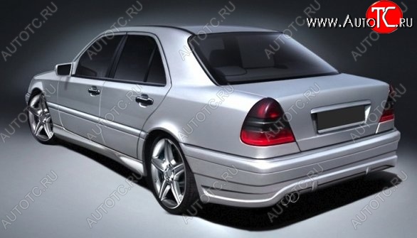 13 049 р. Задний бампер CSR Mercedes-Benz C-Class W202 дорестайлинг седан (1993-1997) (Неокрашенный)  с доставкой в г. Набережные‑Челны